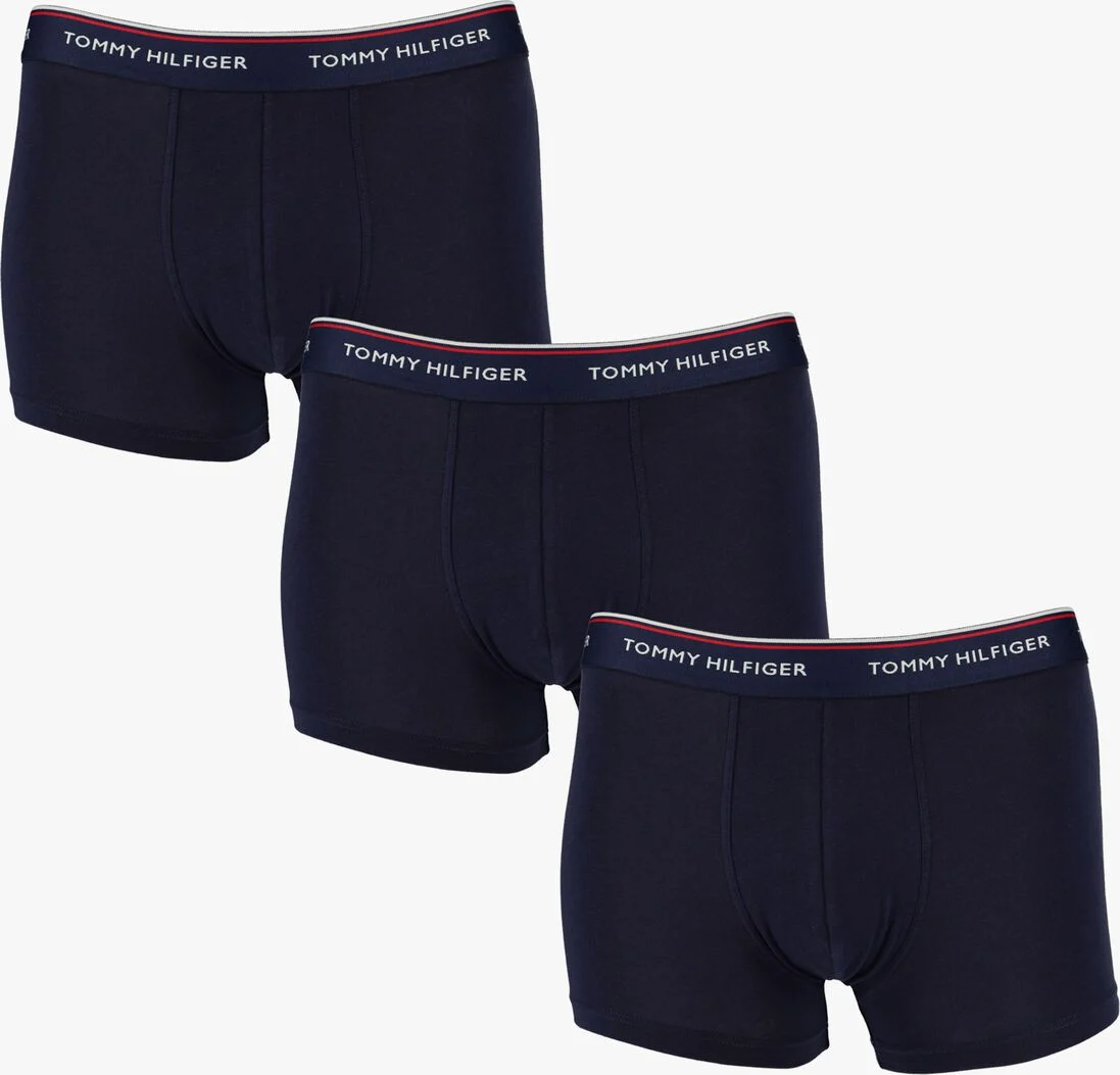 TOMMY HILFIGER UNDERWEAR donkerblauwe tommy hilfiger underwear boxershort 3p trunk