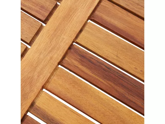 Table pliable de jardin 40x40x40 cm Bois d'acacia massif
