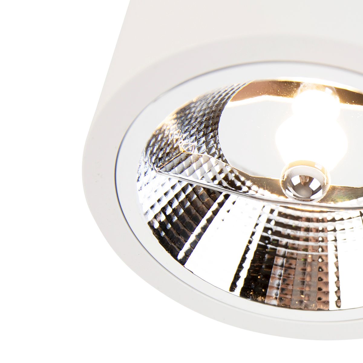 Moderne opbouwspot wit GU10 111mm - Expert