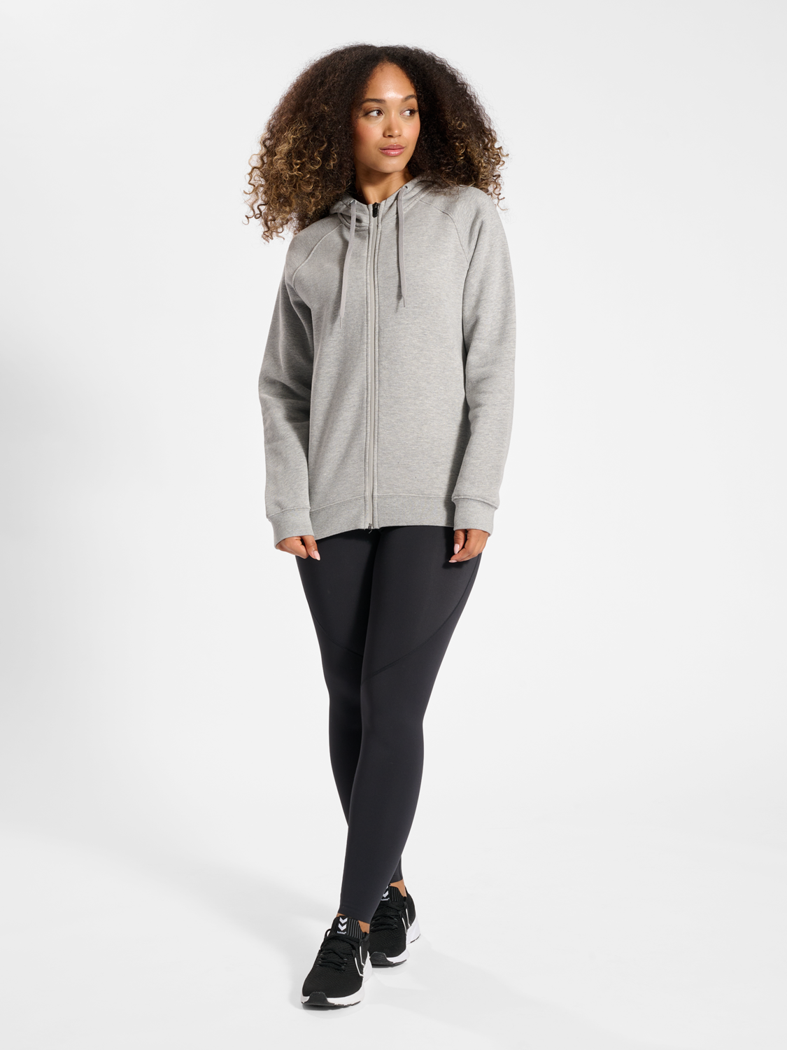 hmlRED HEAVY ZIP HOODIE WOMAN