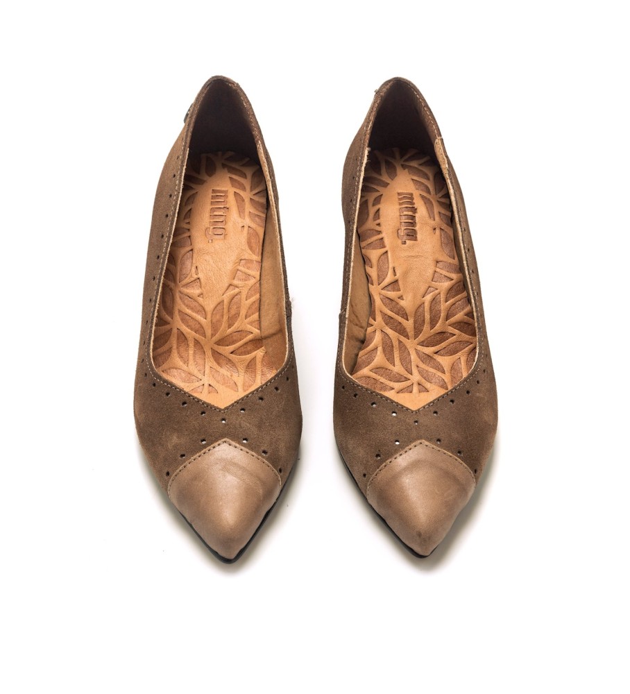 Sapatos Mustang Brown Indie em couro