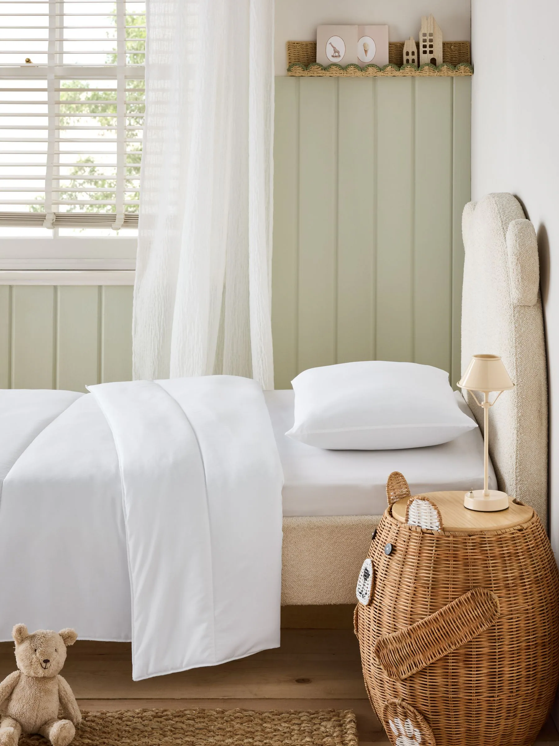 Kinderdekbed- en kussenset Simply Soft voor kleine kinderen