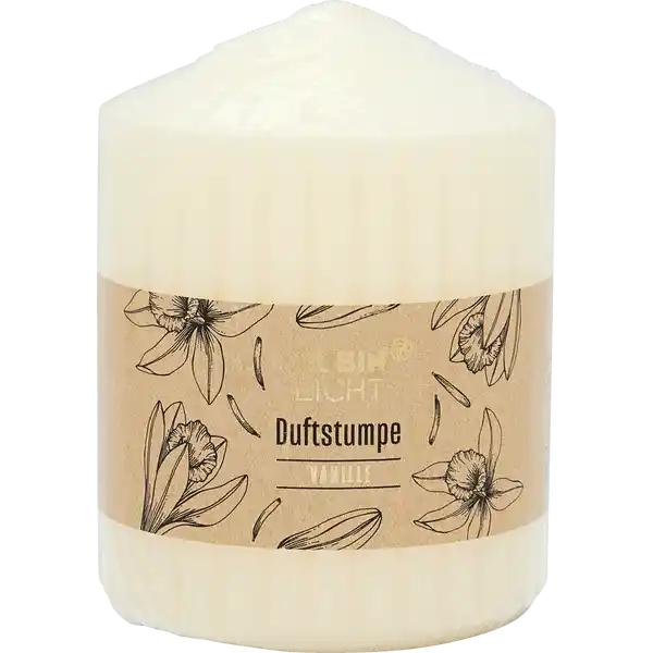 Rillenduftstumpe spitz creme
