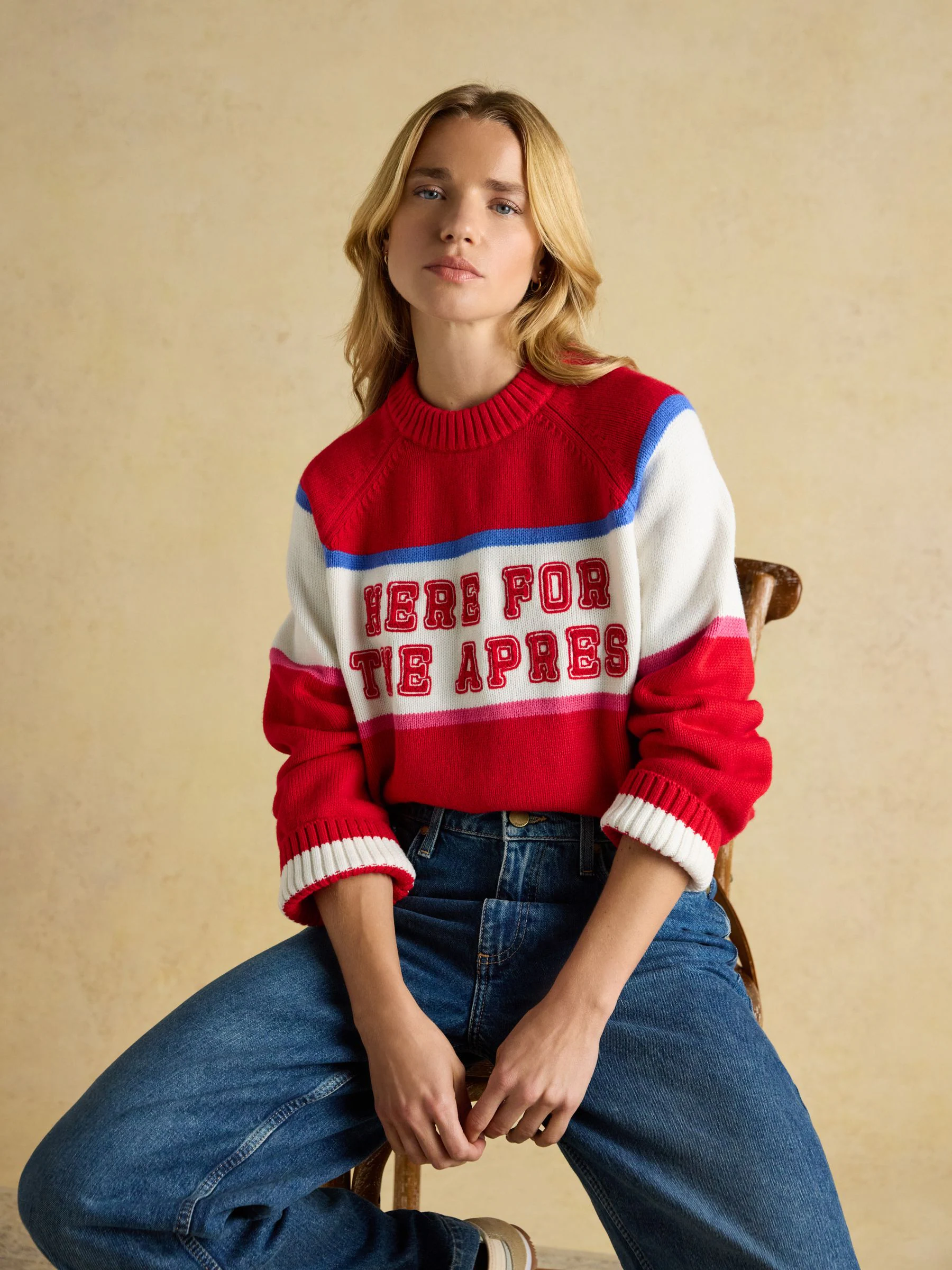 Joules Here For The Apres Knitted Jumper