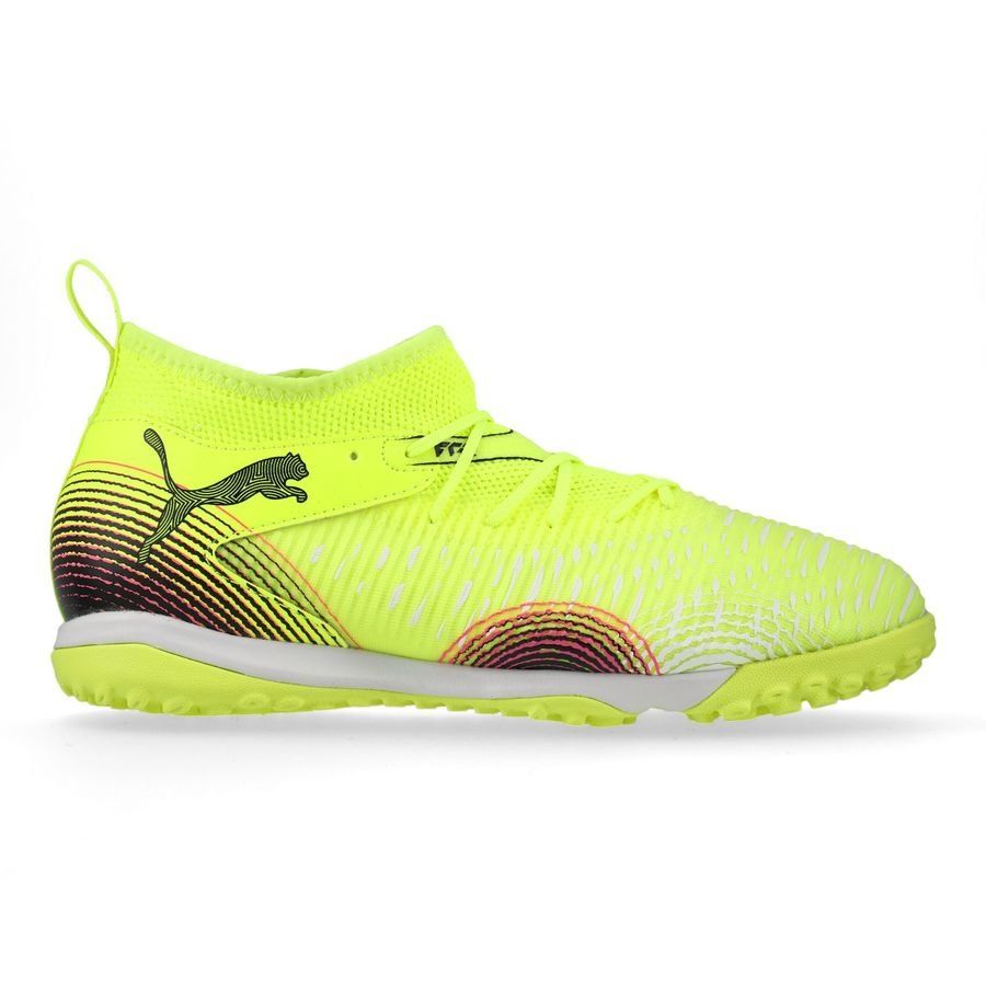 PUMA Future 8 Match   Mid TT Audacity - Jaune/Noir/Sun Struck Enfant