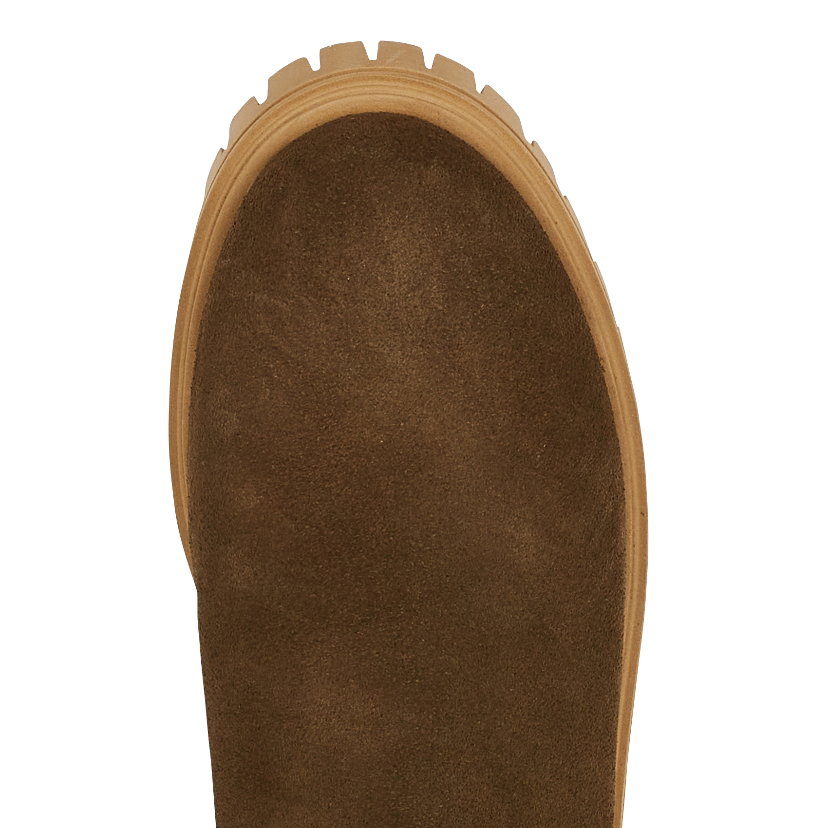 Bottines chelsea en cuir velours | Kaki