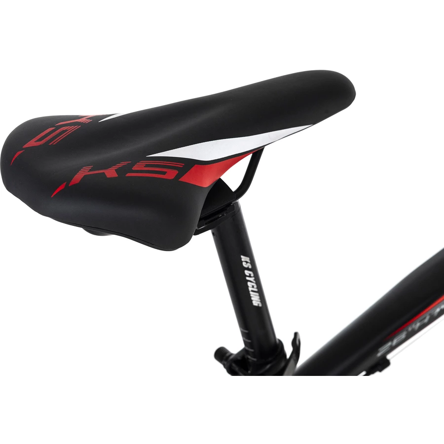 KS Cycling Mountainbike Hardtail 29 Zoll Catappa schwarz-rot schwarz-rot
