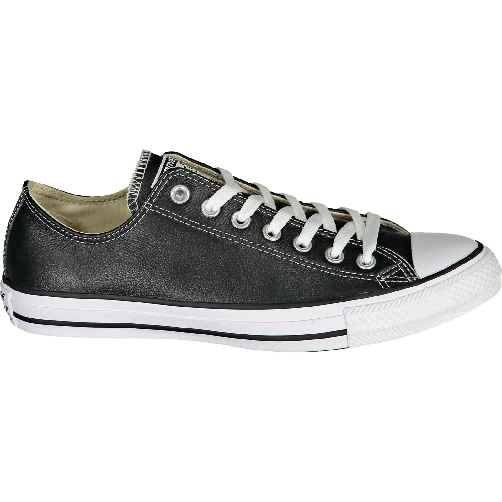Sneaker Converse All Star OX Leder weiss, 38