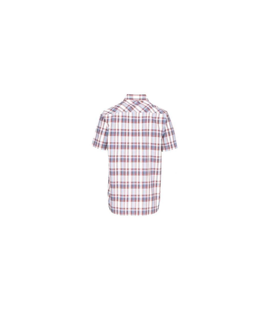 Trespass - Chemise manches courtes KENORA - Homme (Orange/blanc/bleu pâle) - UTTP4332