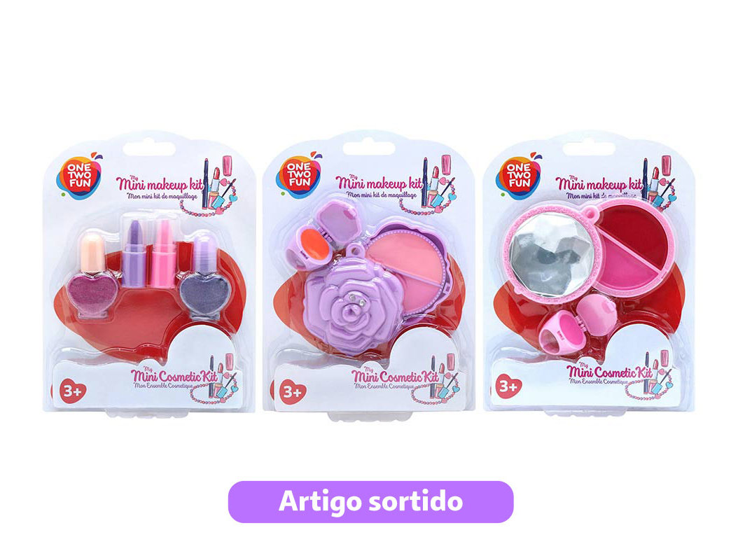 MINI KIT COSMÉTICA ONE TWO FUN MODELOS SORTIDOS