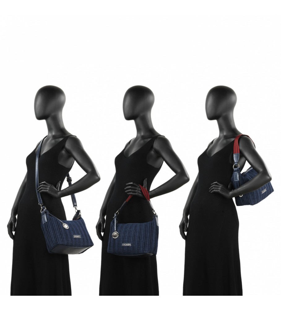 Bolsa de ombro Lois 313270. Azul-marinho - 27x22x10cm -