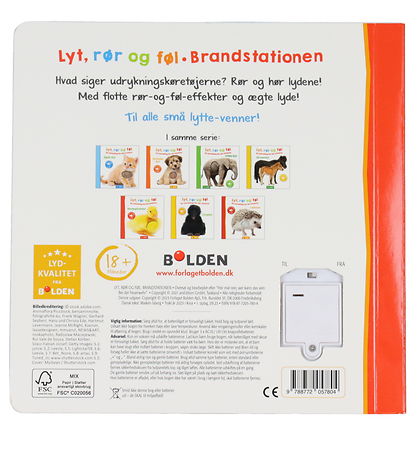 Forlaget Bolden Bog m. Lyd - Lyt, R?r & F?l - Brandstationen - D