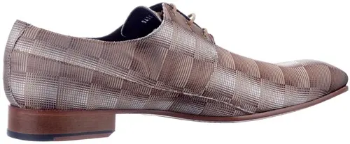 Mascolori Jigsaw beige - maat 47 veterschoen beige - maat 47 Calandschoen