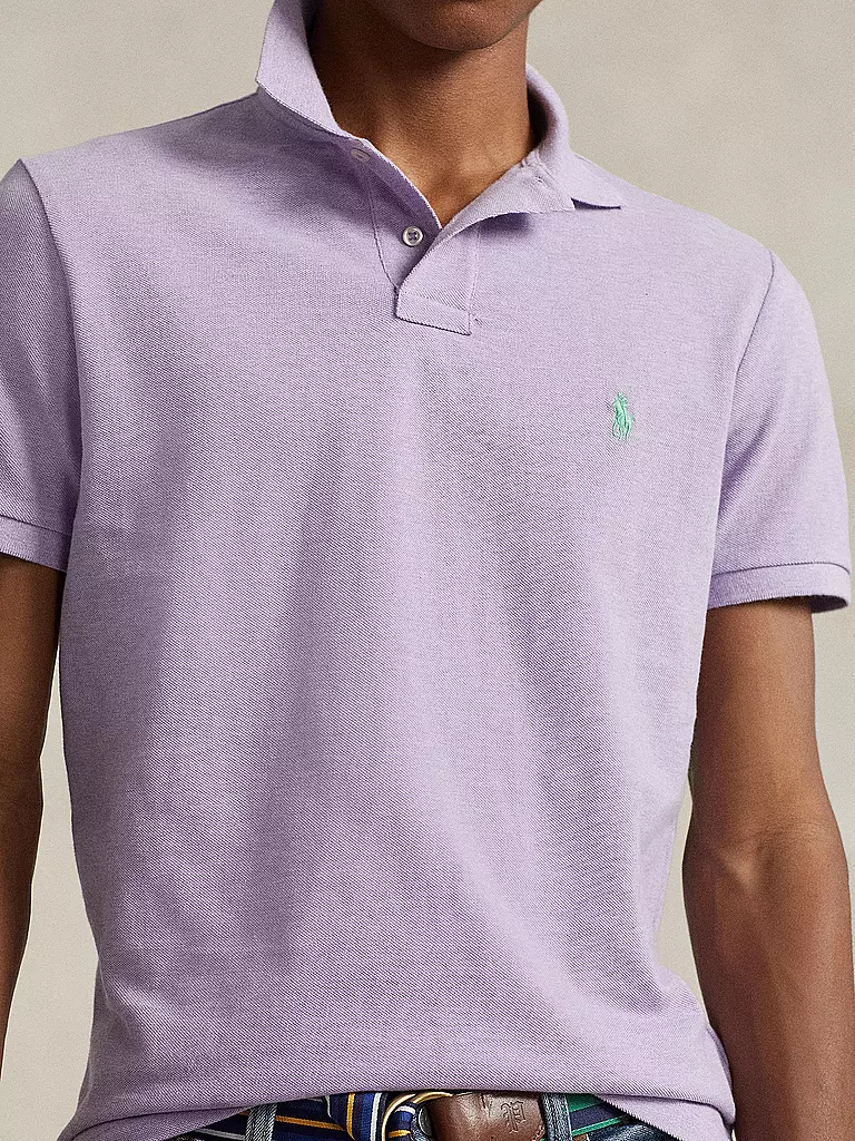POLO RALPH LAUREN Poloshirt Custom Slim Fit lila