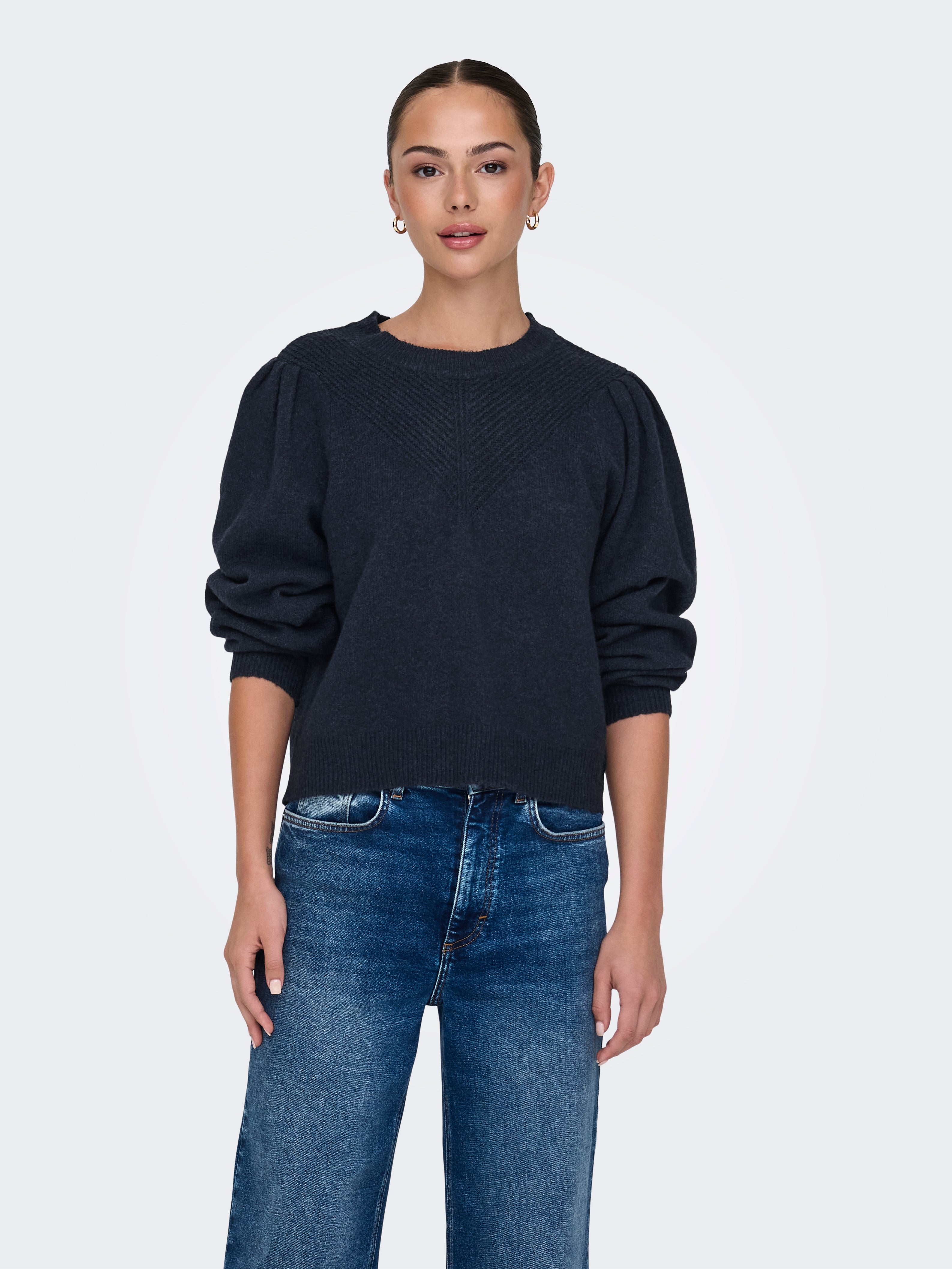JDYANNIE Strickpullover Sky Captain