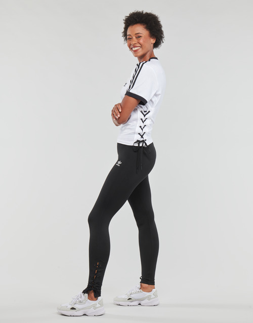 adidas Originals - LACED TEE - blanc