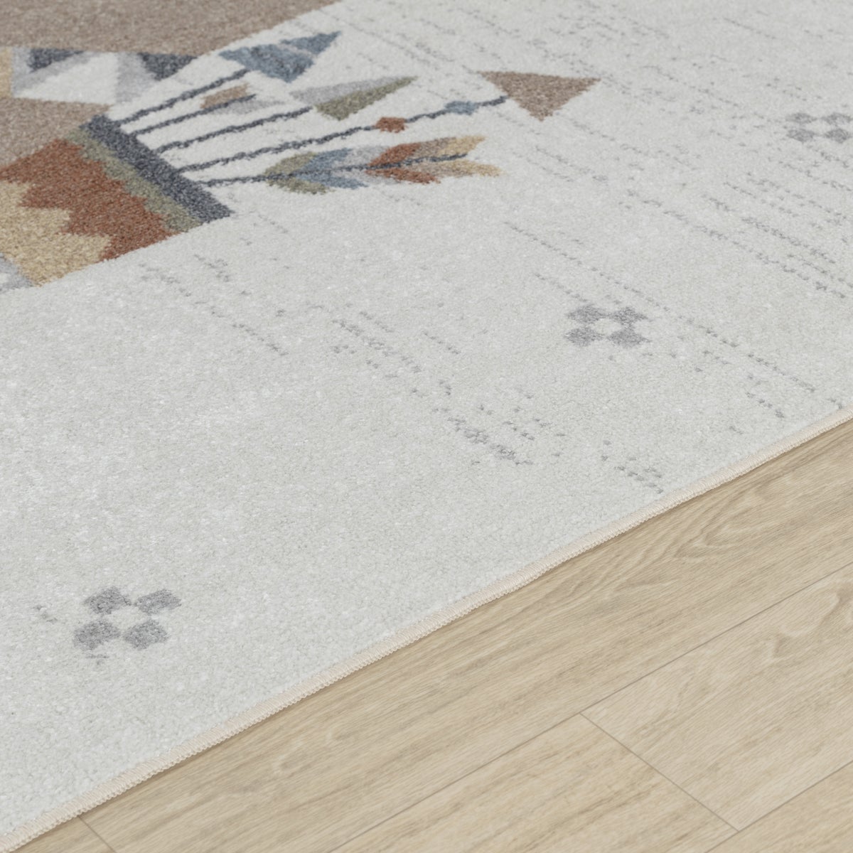 Machinewasbaar kinderkleed Indian Bear Beige/Bruin 80x150 cm OURSIGENE