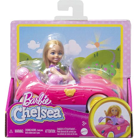 Barbie bil med Chelsea dukke