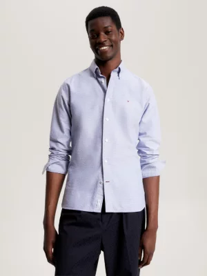 Camisa Oxford Dobby Regular