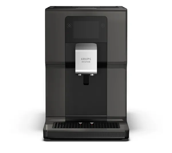 [OUTLET] - Krups Intuition Preference EA872B10 - Automatisk kaffemaskine med mælkeskummer - 15 bar - antracit