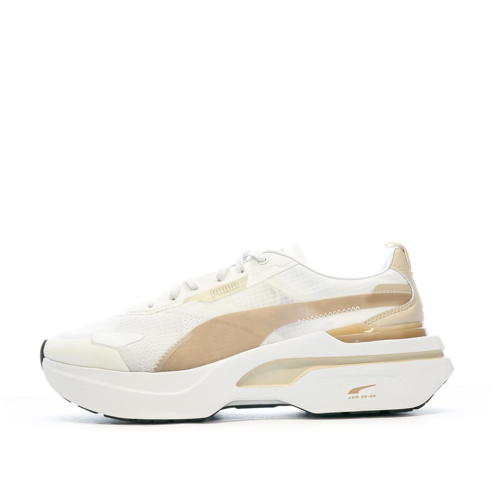 Puma Baskets Blanc/Marron Homme Puma Kosmo Rider