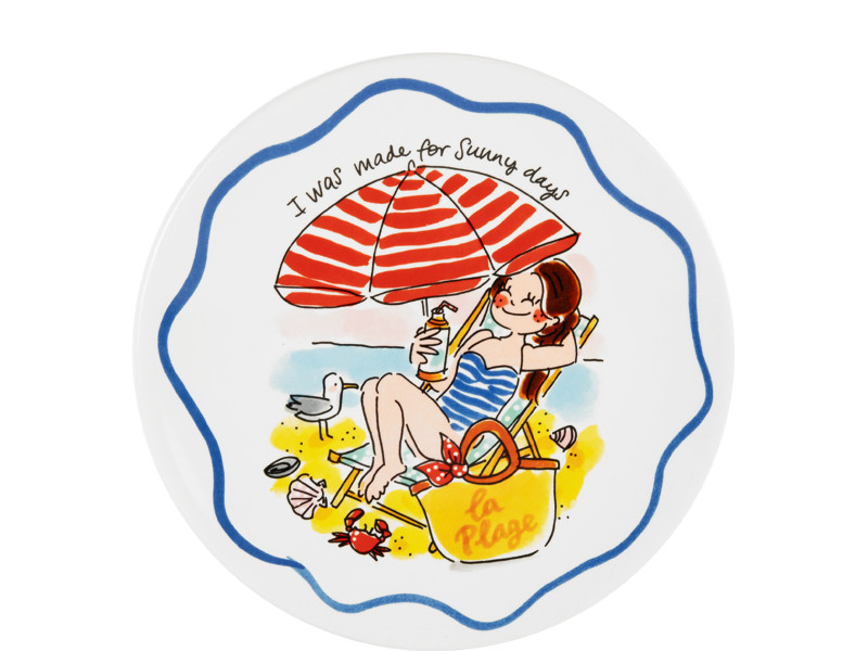 Bord 22cm La Plage Sunny Days