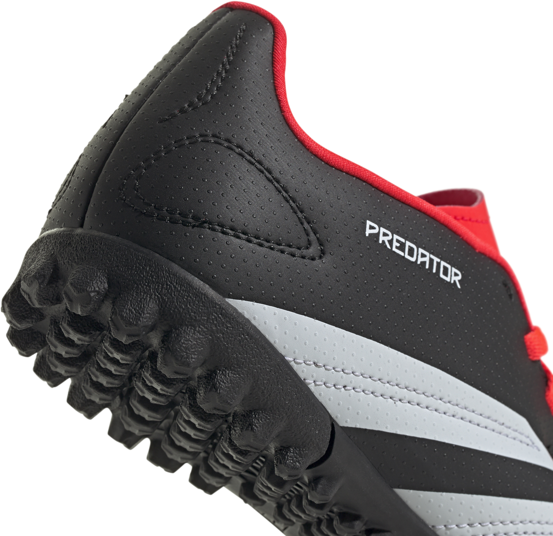Predator Club TF Junior Core Black/Footwear White/Solar Red