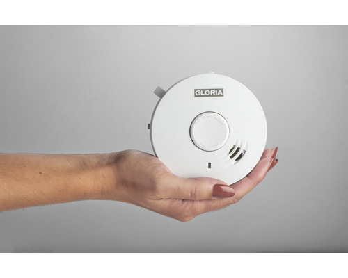 Gloria rookmelder R-10 Q-Label BxL 104x40 mm wit