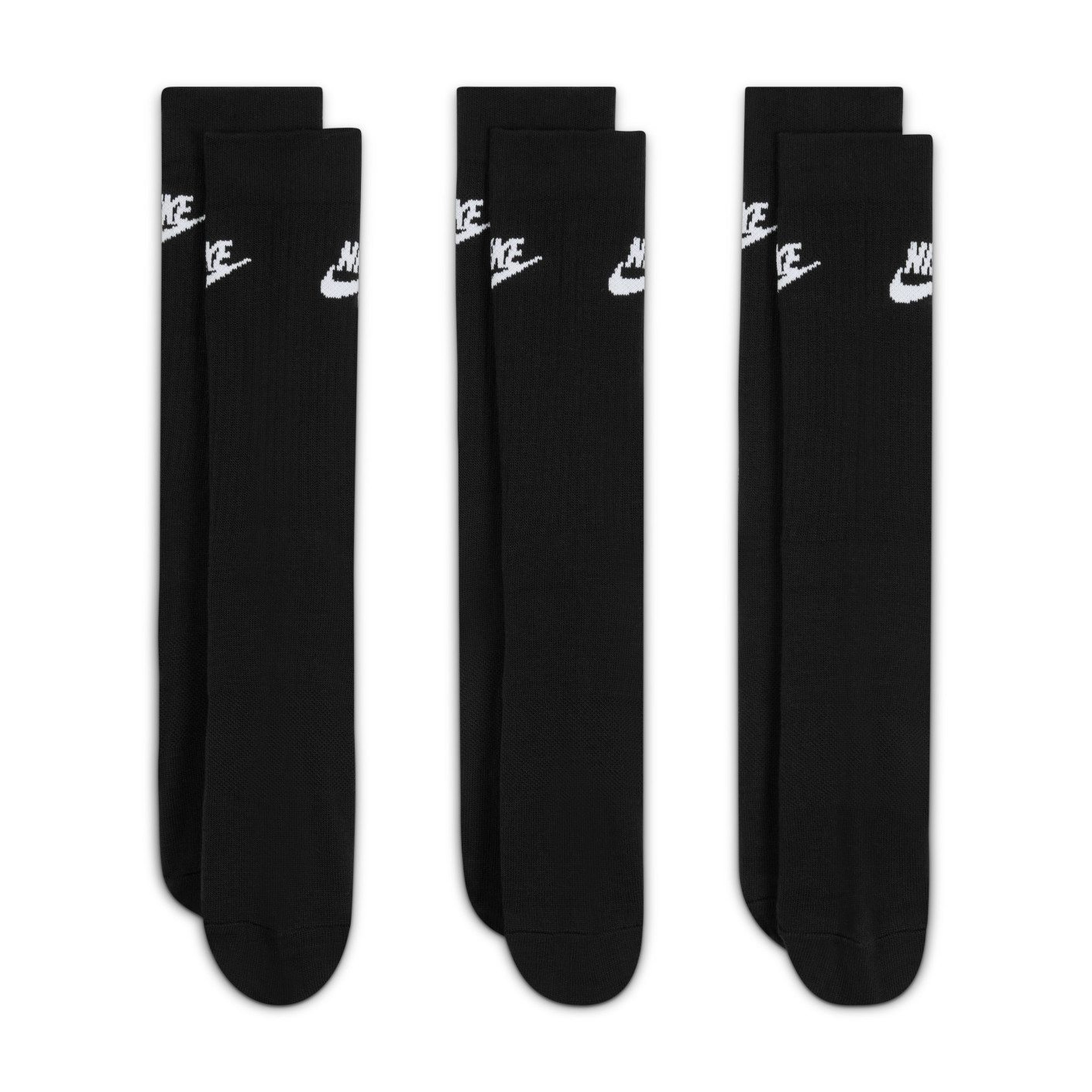 Nike NSW Sportsokken 3-Pack Zwart Wit