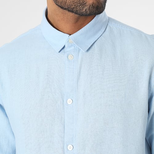 Chemise Manches Longues Enea Allan 21107646 Bleu Clair
