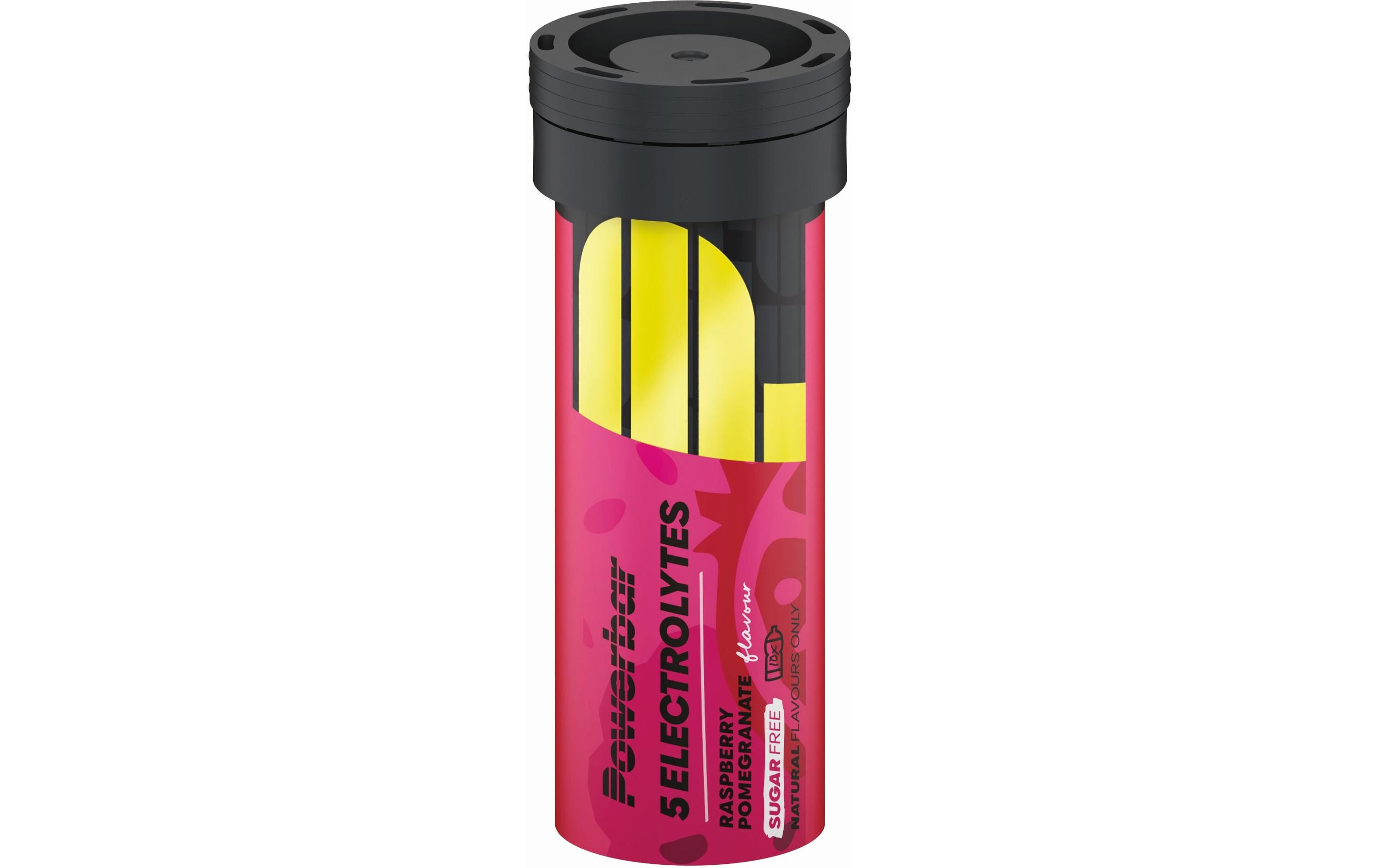Tabs 5 Electrolytes Raspberry PomegranateTabs zur Förderung von Ausdauer/Energie