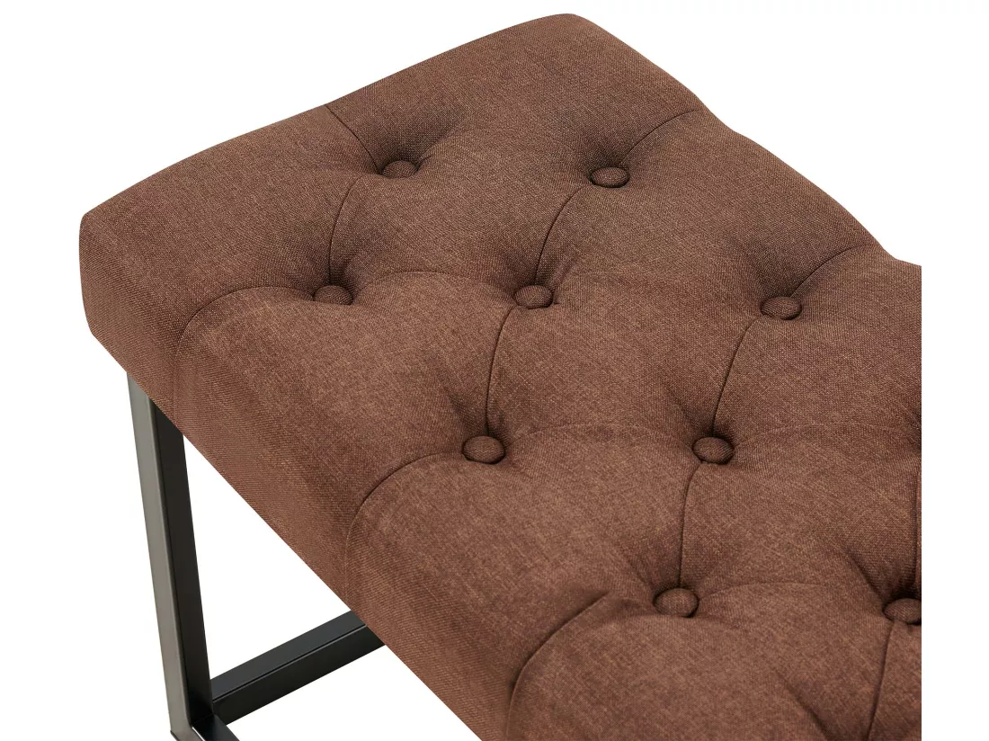 Banquette - Tissu - Marron - Amun