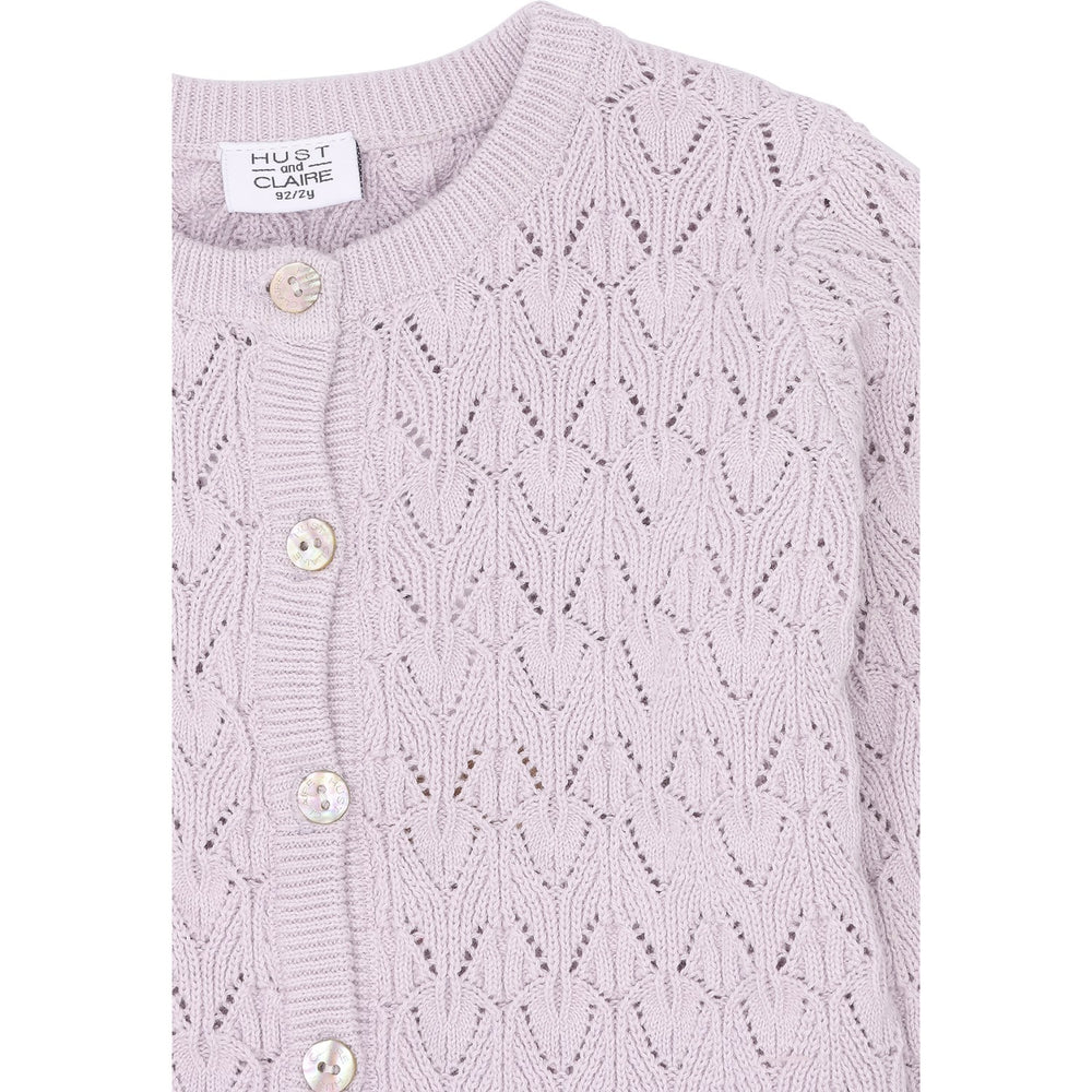 Køb Hust & Claire Lavender Cilja Cardigan