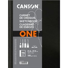 Carnet de dessin ARTBOOK ONE, 216 x 279 mm, noir