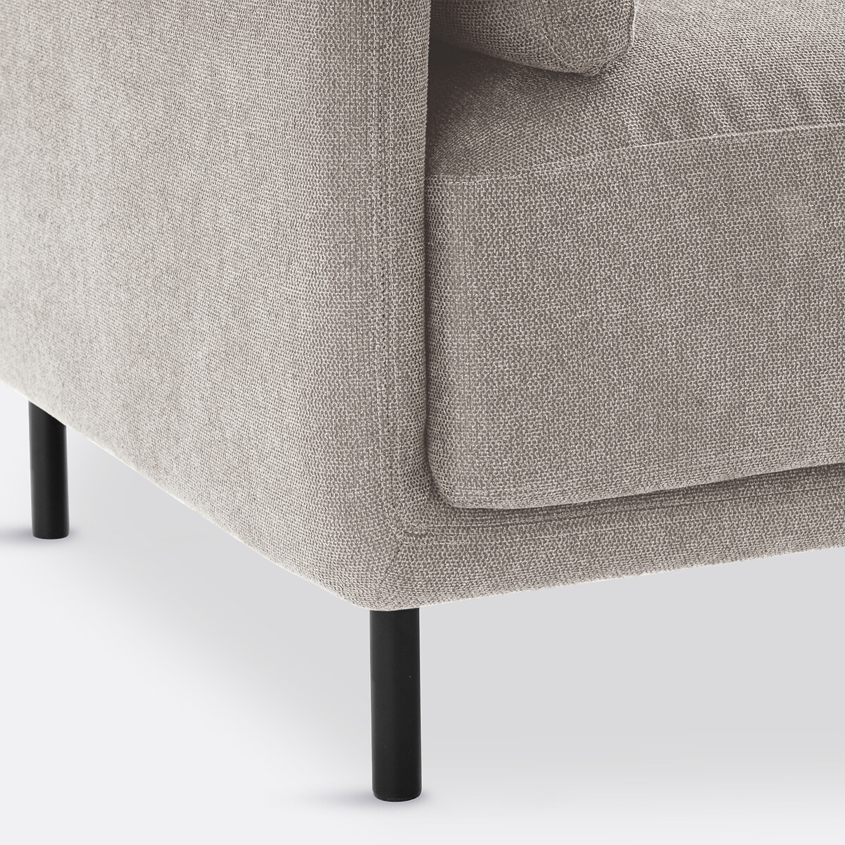 LA REDOUTE INTERIORS<br>Poltrona, tecido texturizado, Victor
