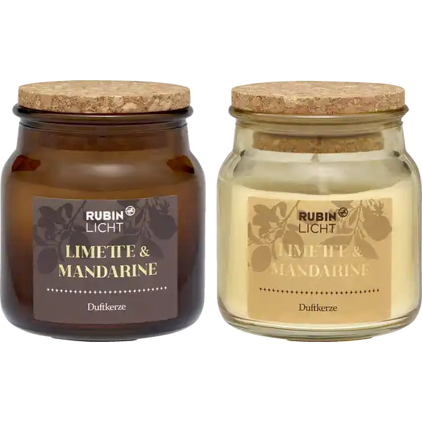 1-Docht Duftglas Limette & Mandarine