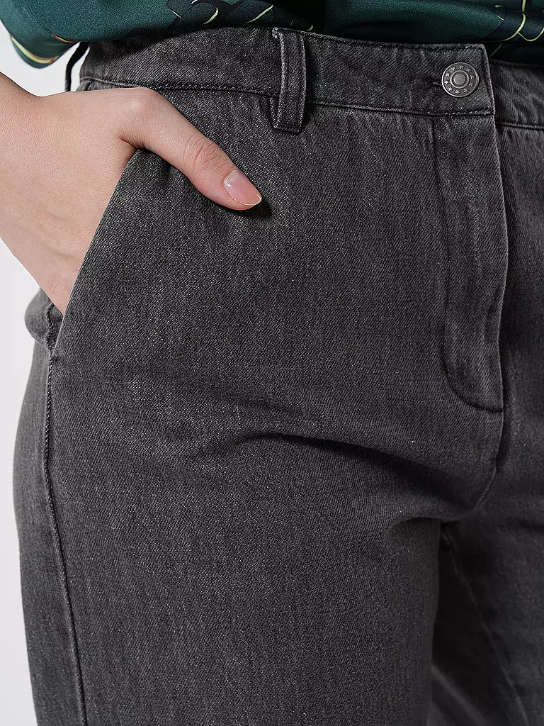 DESIGNERS REMIX Jeans Wide Leg MILES SUIT schwarz