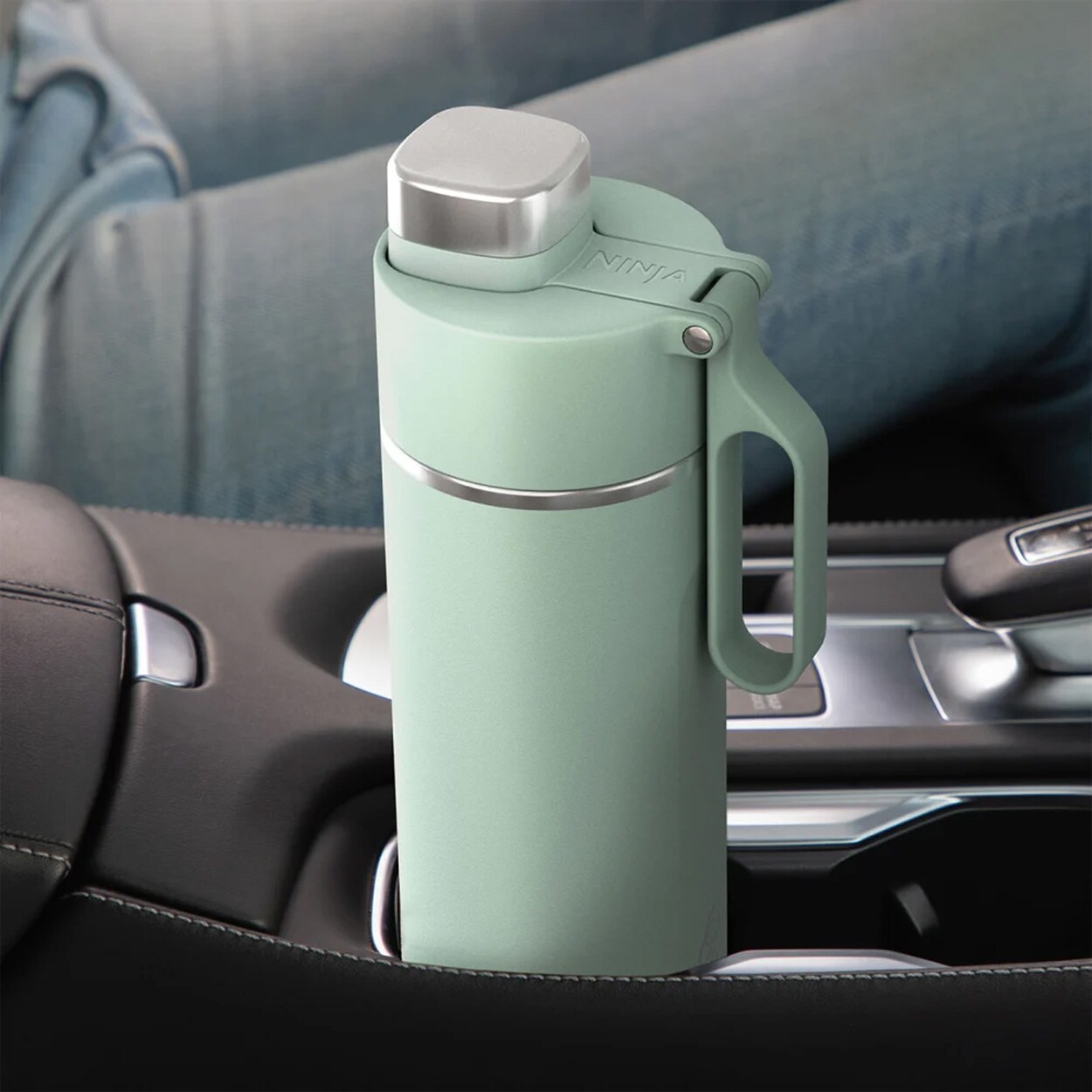 Ninja Thirsti 530 ml blau Trinkflasche