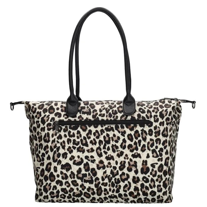 Charm London Buckingham Laptoptas 15,6 inch Luipaard Beige