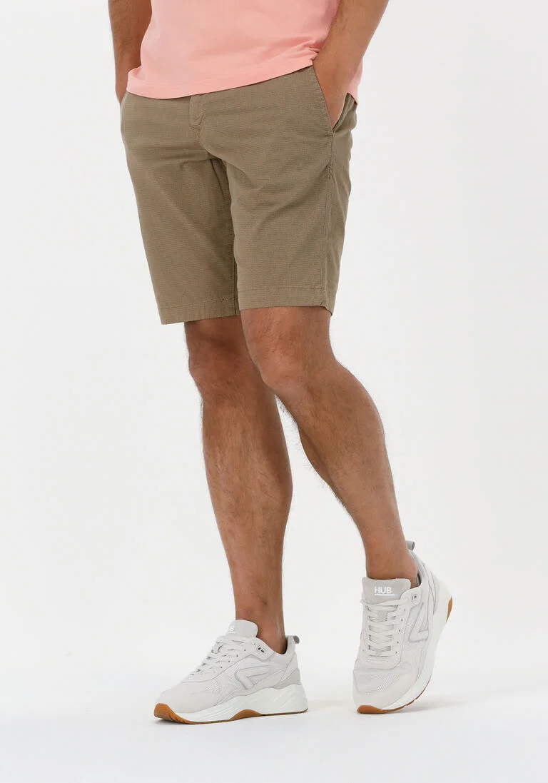 BOSS camel boss korte broek schino slim short