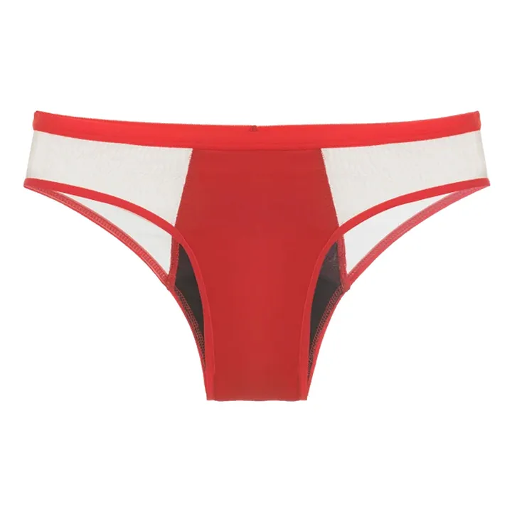Pantys Culotte Menstruelle Bikini - Flux Moyen | Rouge