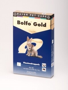 Bolfo Gold Druppels Kat 40 2ST