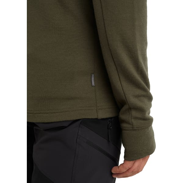 Veste polaire randonnée ICEBREAKER QUANTUM III LS ZIP HOODIE LODEN