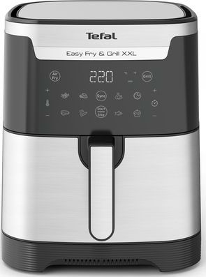Tefal - EY801D - Heteluchtfriteuse - Zwart/RVS - 6.5L - 1650W