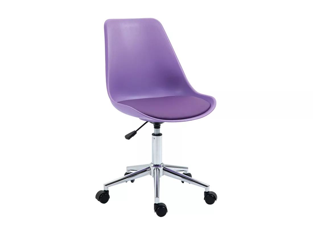 SVITA EDDY chaise de bureau pour enfants chaise pivotante chaise de bureau pour enfants violet