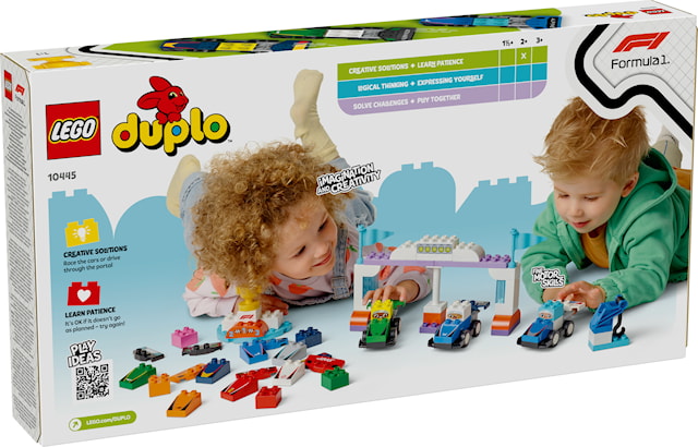 F1® Team med racerbiler og sjåfører LEGO® DUPLO® Town (10445)