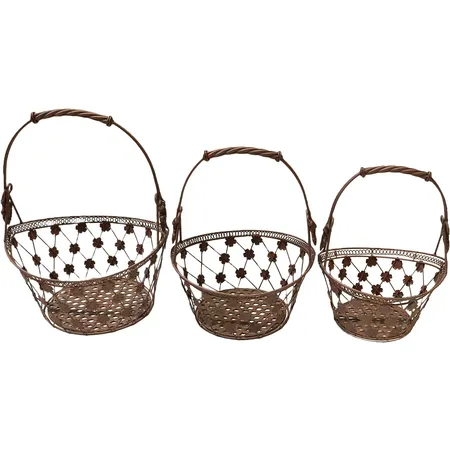 Formano Metallkörbe Antik 3er Set