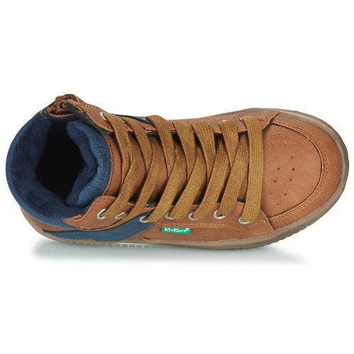 Kickers - LOWELL - Camel / Bleu
