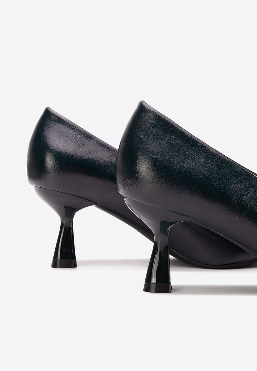 Chaussures à talon fin marine Glacia