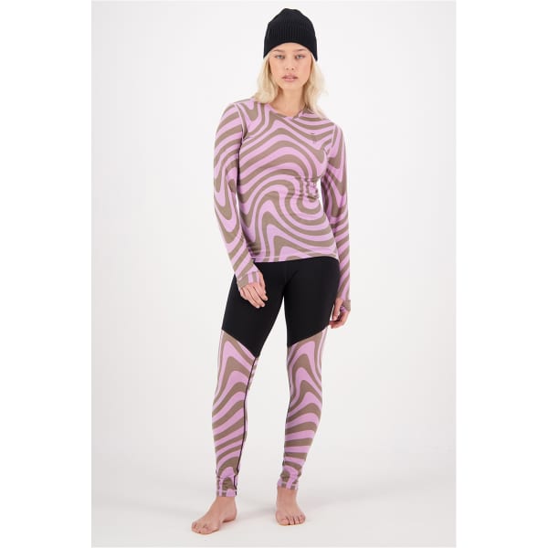 T-shirt thermique MONS ROYALE W CASCADE FLEX LS BLAZING TRAILS